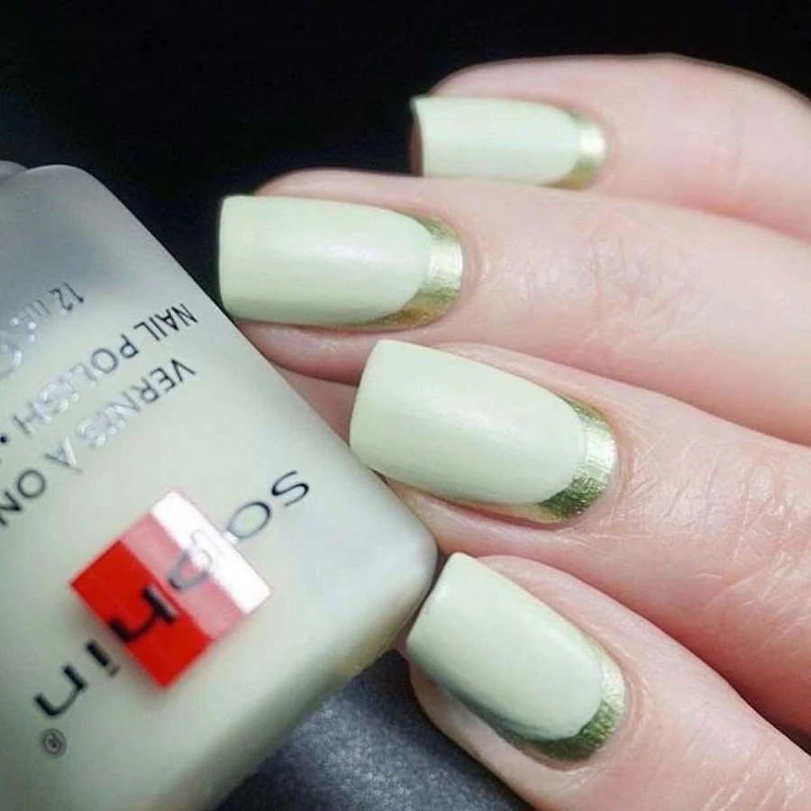Лак Sophin Nail Lacquer №355 блідо-зелений, емаль 12 мл
