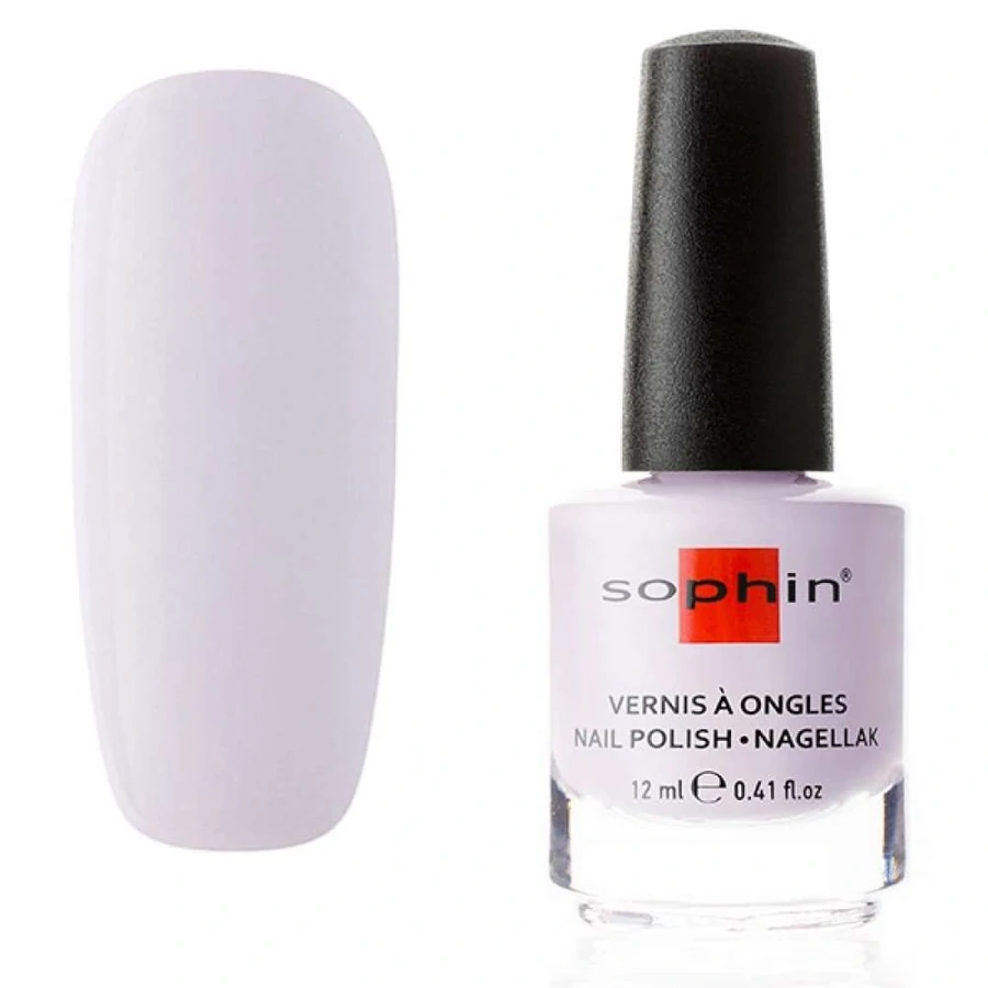 Лак Sophin Nail Lacquer №356 блідий рожево-ліловий з нано шиммером 12 мл