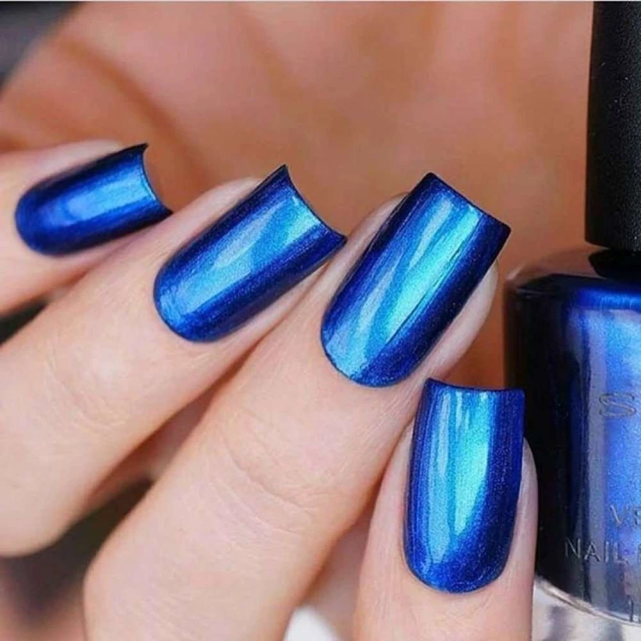 Лак Sophin Nail Lacquer №366 темно-синій із шиммером 12 мл