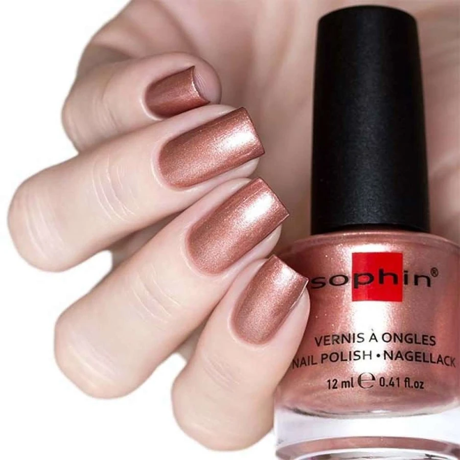 Лак Sophin Nail Lacquer №383 бронзовий металік 12 мл