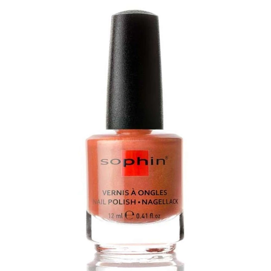 Лак Sophin Nail Lacquer №384 теракотовий з шиммером 12 мл
