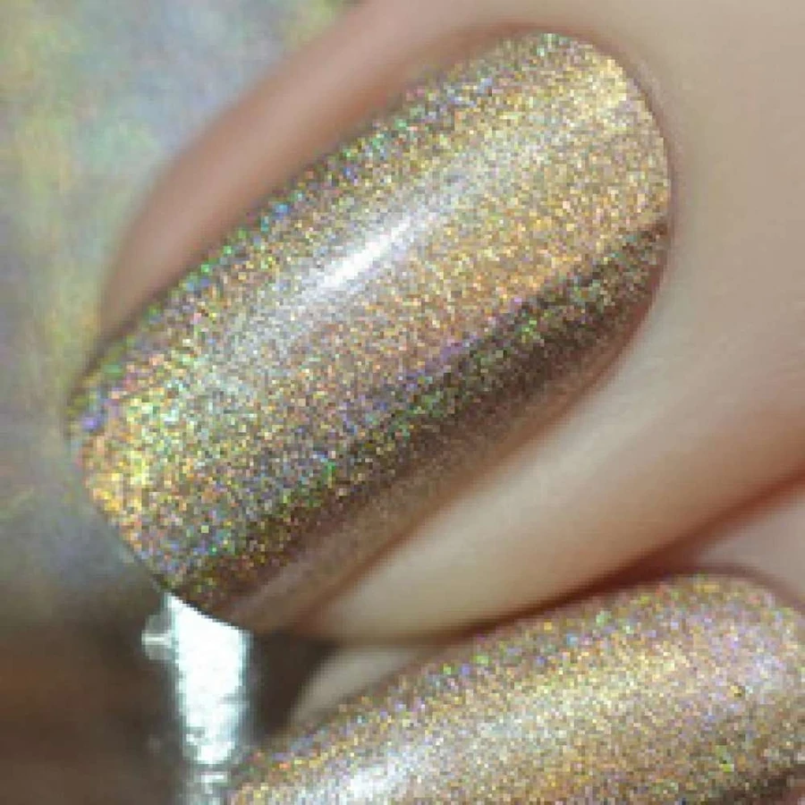 Лак Sophin Nail Lacquer Prisma №205 холодний бежево-золотий голографік 12 мл