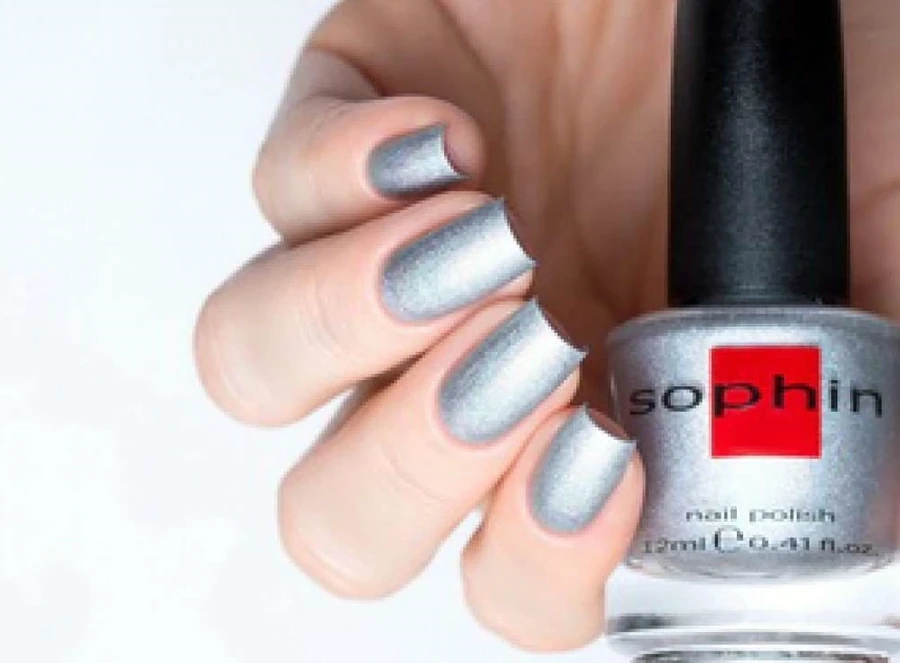 Лак Sophin Nail Lacquer Prisma №206 сріблястий голографік 12 мл
