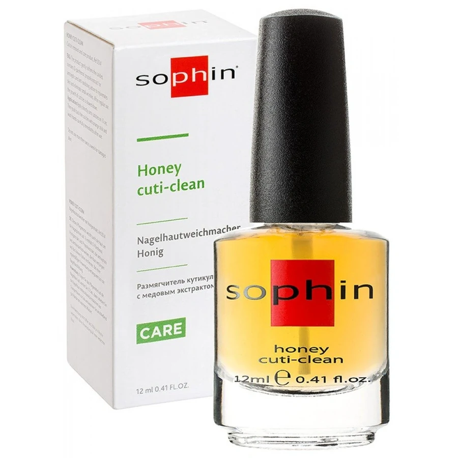 Розм`якшувач кутикули з медовим екстрактом Sophin Honey Cuti-Clean12 мл