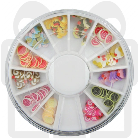 Опис тимчасово відсутній YRE Подарунок! Nail Art Fimo Cupcakess