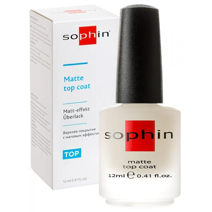 Верхнє покриття, що матує Sophin Matte Top Coat 12 мл