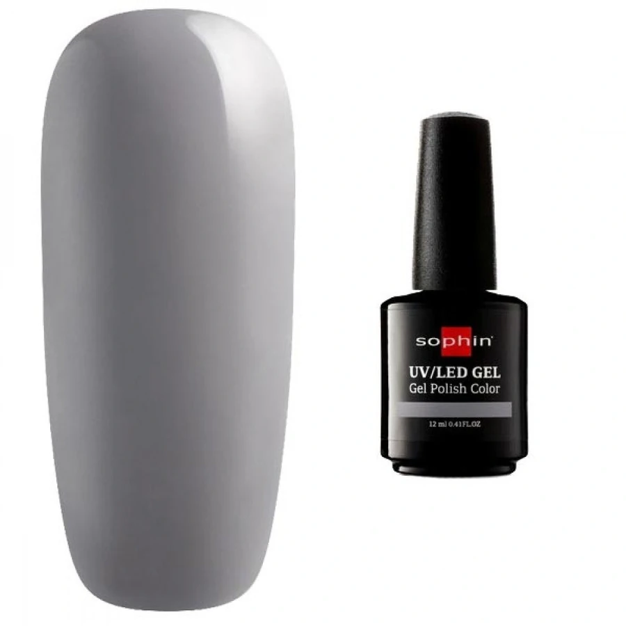 Гель-лак Sophin Gel Polish UV/LED №0724 Smoky димчастий, емаль 12 мл