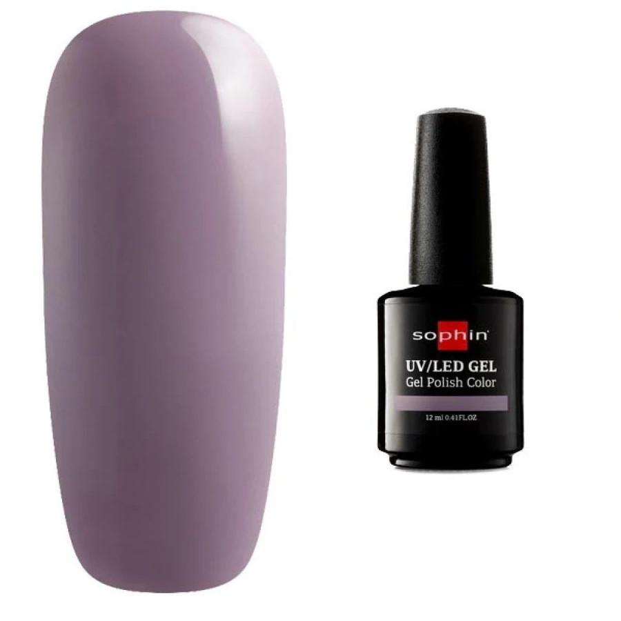 Гель-лак Sophin Gel Polish UV/LED №0726 Violet Breeze лавандовий, емаль 12 мл