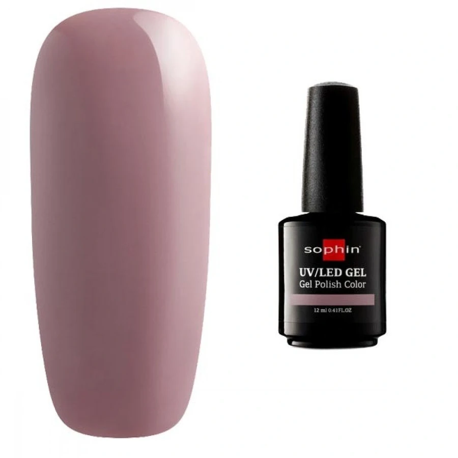 Гель-лак Sophin Gel Polish UV/LED №0727 Lavender Pink лавандово-рожевий, емаль 12 мл