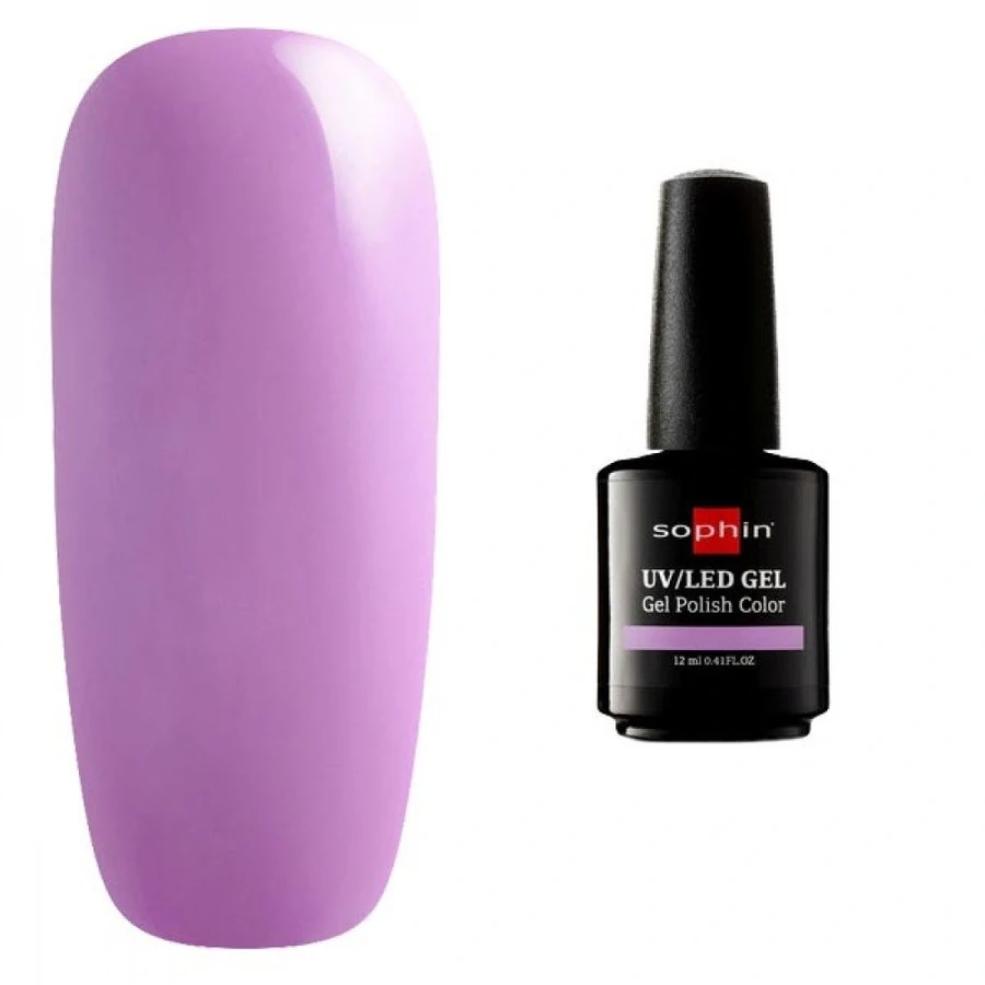 Гель-лак Sophin Gel Polish UV/LED №0745 Delicate Violet гліцинія, емаль 12 мл