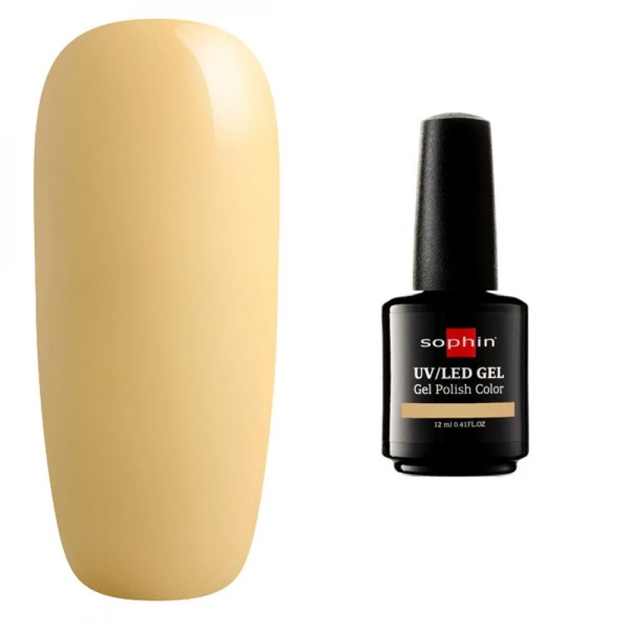 Гель-лак Sophin Gel Polish UV/LED №0748 Orange Ice Cream динний, емаль 12 мл