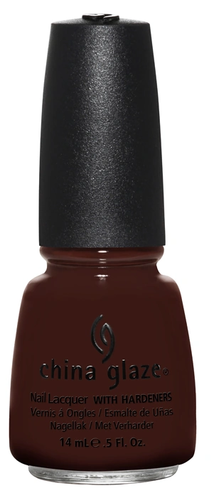 Лак China Glaze Call Of The Wild насичений бордово-коричневий, емаль 14 мл
