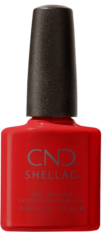 Гель-лак CND Shellac Hot Or Knot червоний, емаль 7,3 мл