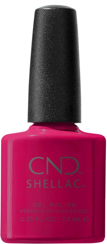 Гель-лак CND Shellac Kiss The Skipper насичений рожевий, емаль 7,3 мл