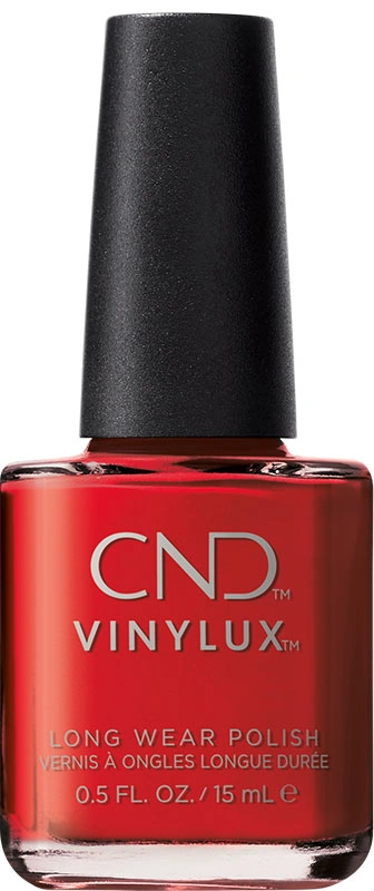 Лак CND Vinylux Hot Or Knot червоний, емаль 15 мл