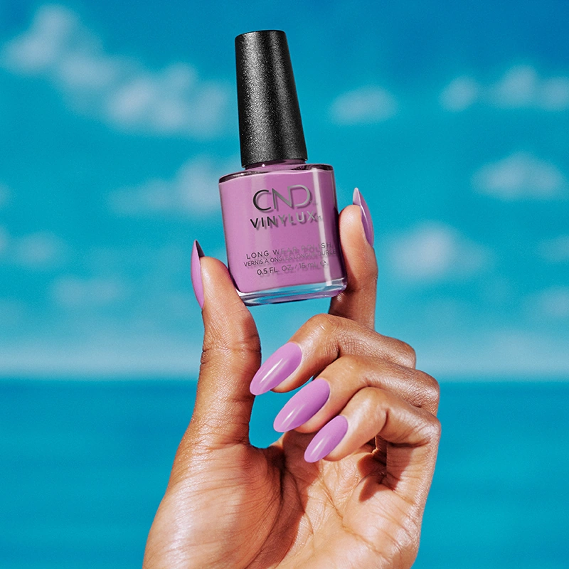 Лак CND Vinylux Now Oar Newer фіолетовий, емаль 15 мл