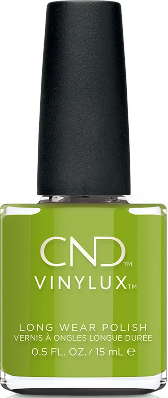 Лак CND Vinylux Crip Green зелений, емаль 15 мл