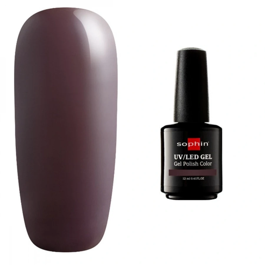 Гель-лак Sophin Gel Polish UV/LED №0761 Dark Espresso кавовий, емаль 12 мл