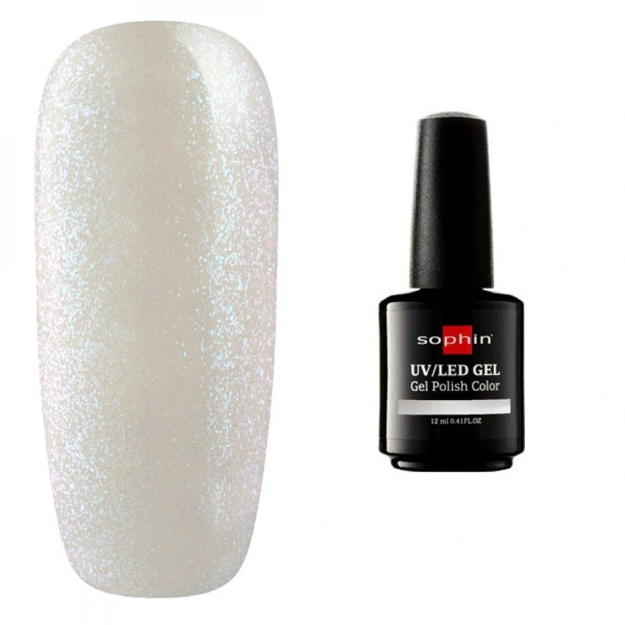 Гель-лак Sophin Gel Polish UV/LED №0769 Blue Effect напівпрозорий із блакитним шиммером 12 мл