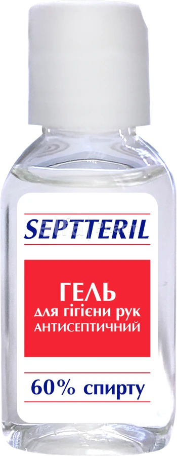 Гель для гігієни рук "Антисептичний" Elfa Pharm Septteril Gel Antiseptic 50 мл