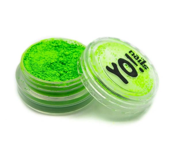 Неоновий пігмент Yo!Nails Neon Pigment Lime салатовий 5 мл