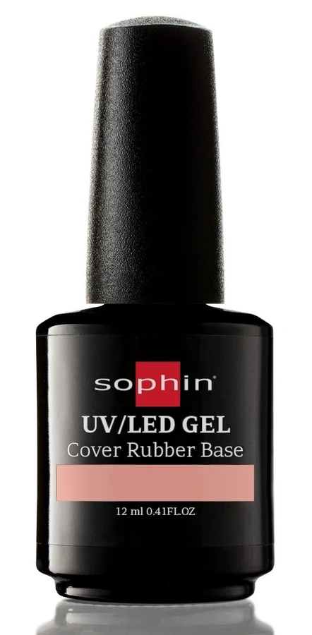 Камуфлююче каучукове базове покриття Sophin Cover Rubber Base Beige бежеве 12 мл