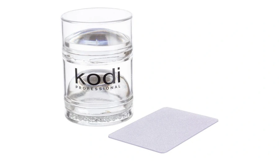 Комплект для стемпінгу двосторонній Kodi Silicon Stamping Set Double штамп та скрапер