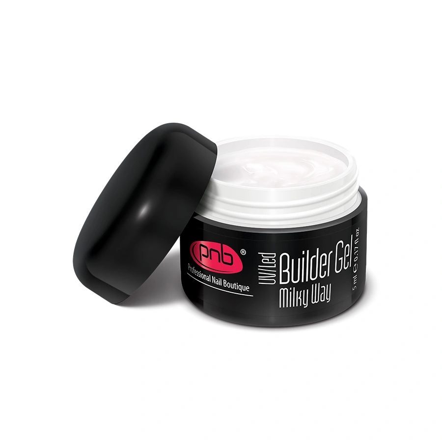Однофазний гель моделюючий PNB UV/LED One Phase Builder Gel Milky Way молочний 5 мл
