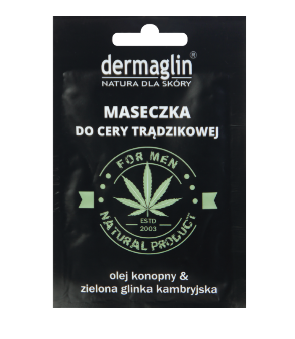 Маска для чоловіків Проблемна шкіра Dermaglin Mask for Men PROBLEM SKIN 20 г