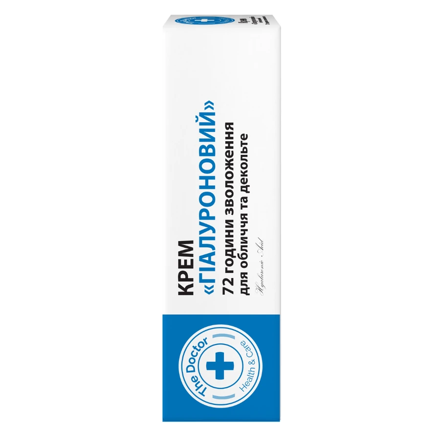 Крем Гіалуроновий для обличчя та декольте The Doctor Hyaluronic Face Cream 30 мл