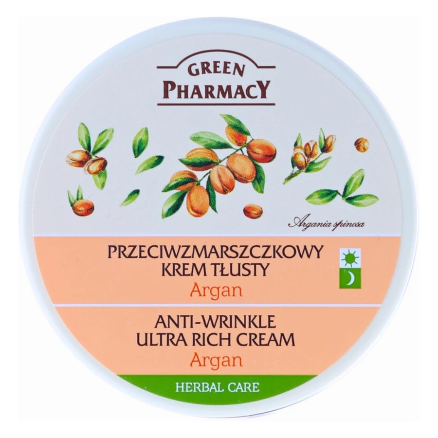 Ультраживильний крем проти зморшок "Аргана" Green Pharmacy Anti-Wrinkle Ultra Rich Cream Argan 150 мл