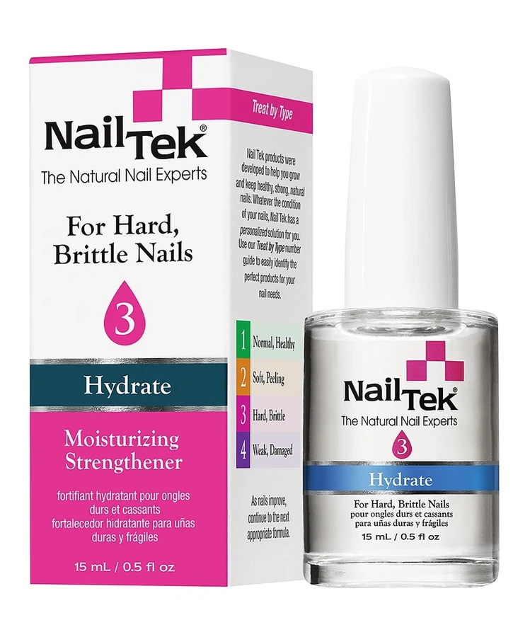Зволожуючий засіб для ламких нігтів Nail Tek Moisturizing Strengthener 3 Hydrate 15 мл