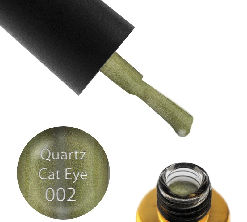 Гель-лак FOX Gel-Polish Quartz Cat Eye №002 золото з відблиском 6 мл