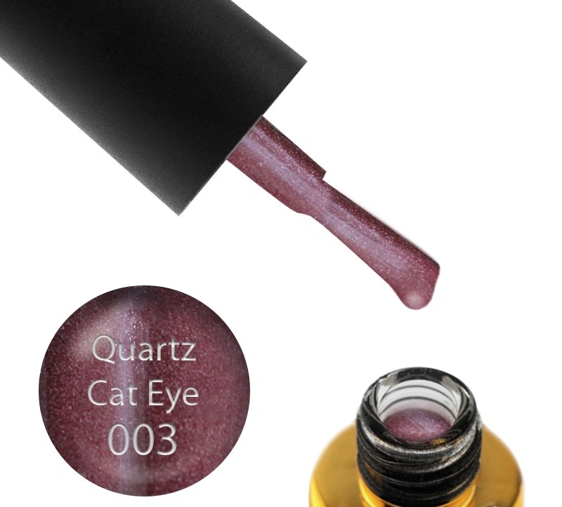 Гель-лак FOX Gel-Polish Quartz Cat Eye №003 гранатовий з відблиском 6 мл
