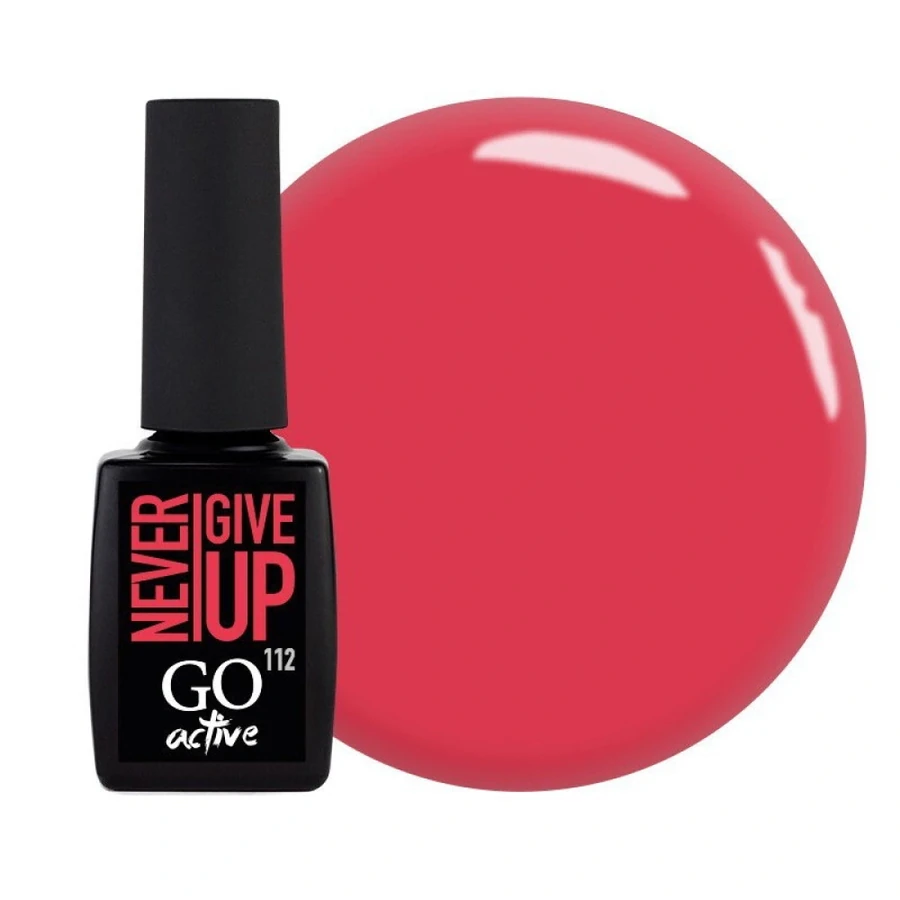 Гель-лак GO Active Gel Polish 112 кораловий, емаль 10 мл