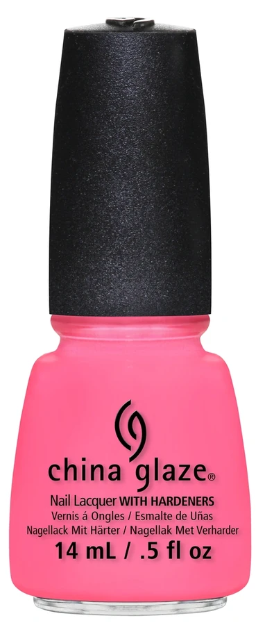 Лак China Glaze Neon and On and On яскраво-рожевий неон, емаль 14 мл
