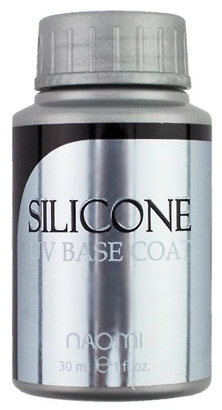 Каучукова основа для гель-лаку Naomi Silicone UV Base Coat 30 мл