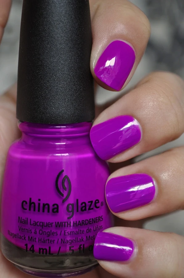 Лак China Glaze Are You Jelly? насичений фіолетовий, емаль 14 мл