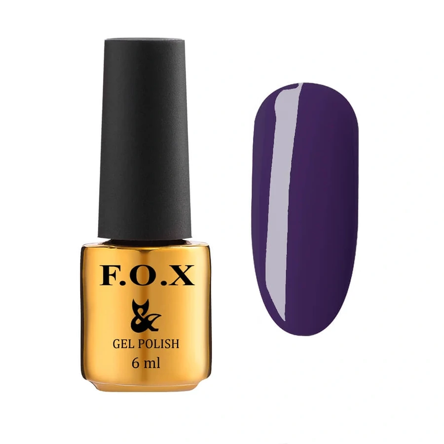 Гель-лак FOX Gel-Polish Euphoria 610 синьо-фіолетовий, емаль 6 мл