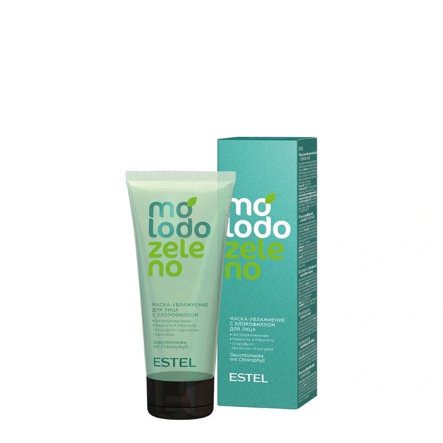 Маска-зволоження з хлорофілом Estel Professional Chlorophyll Face Mask MOLODO ZELENO 100 мл