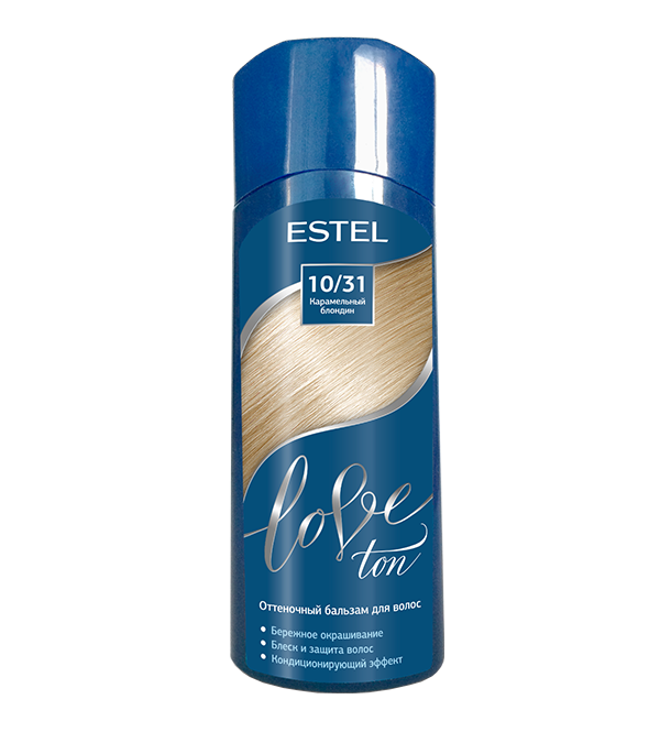 Відтінковий бальзам для волосся Estel Professional Love Ton 10/31 150мол Карамельний блондин