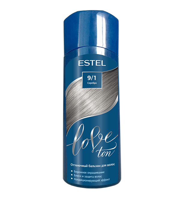 Відтінковий бальзам для волосся Estel Professional Love Ton 9/1 150мол Срібло