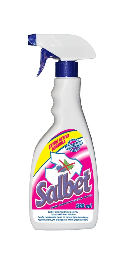 Спрей для видалення плям Elfa Pharm SALBET Stain Remover Active Foam 500 мл