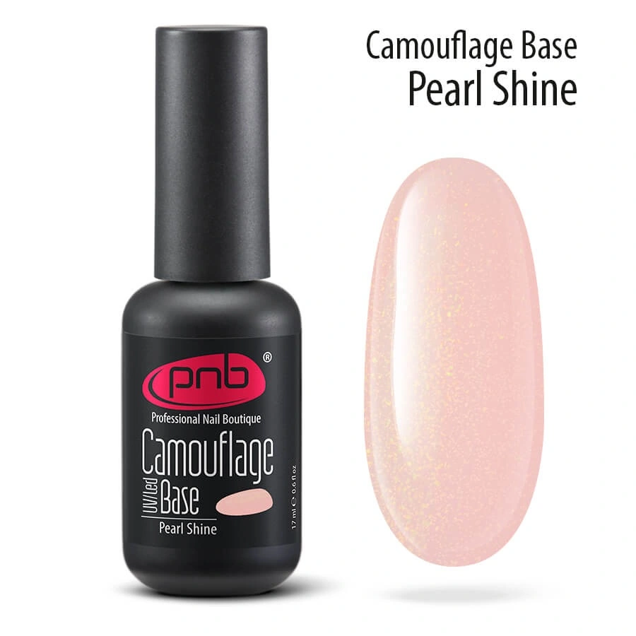 Камуфлююча каучукова база, перламутрова PNB Camouflage Base Pearl Shine 17 мл