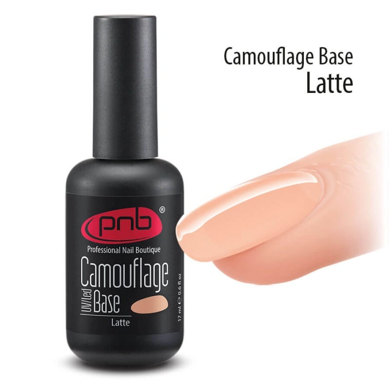 Камуфлююча каучукова база, латте PNB Camouflage Base Latte 17 мл