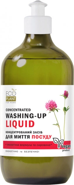 Концентрований засіб для миття посуду Ecoplant for Home Concentrated Washing-Up Liquid 650 мл
