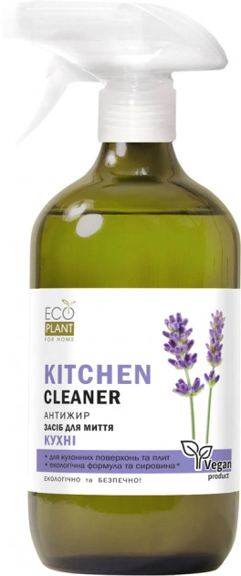 Засіб для миття кухні Ecoplant For Home Kitchen Cleaner Antizhir 650 мл