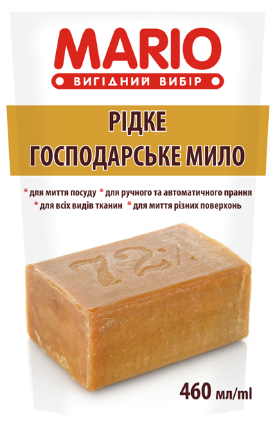 Рідке мило Маротех Господарське мило MARIO 460г