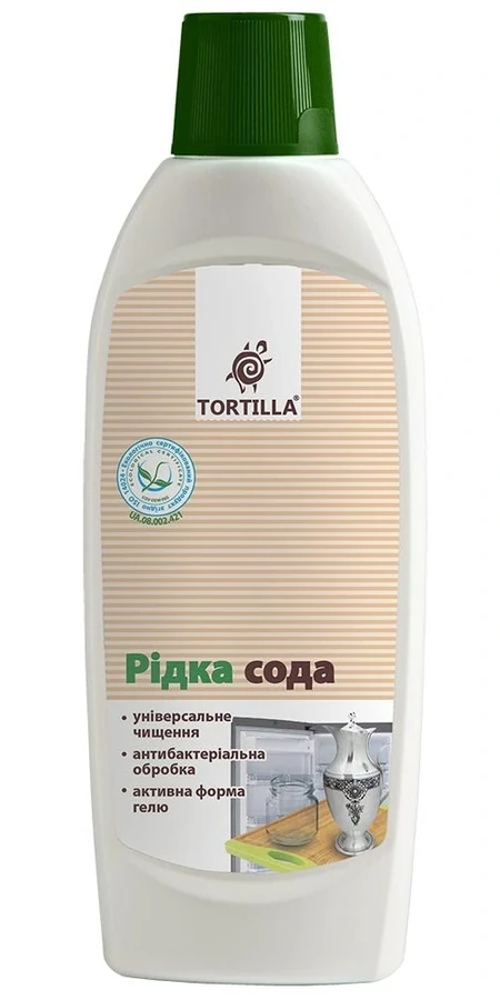 Рідка сода Tortilla Рідка сода антибактеріальна, універсальна 500мл