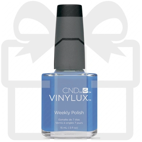 Подарунок! Лак для нігтів CND ПОДАРУНОК! Лак для нігтів VINYLUX 192 Reflecting Pool блакитно-синій, емаль 15 мл